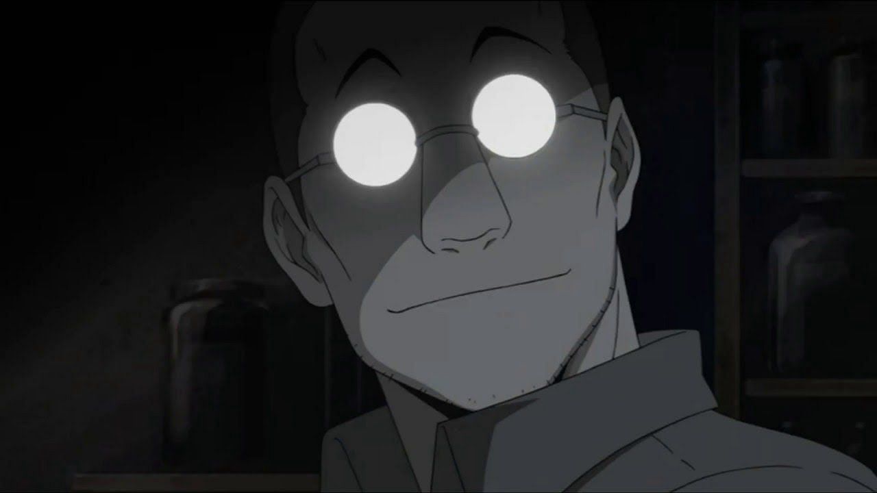 Shou Tucker from Fullmetal Alche­mist: Brotherhood (Image via Studio Bones)